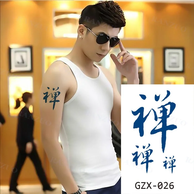 Waterproof Temporary Tattoos Stickers Temporary Tattoo for Women Men Fashion Art Tatoo Sticker Chest Stickers Neck Tattoo Fake