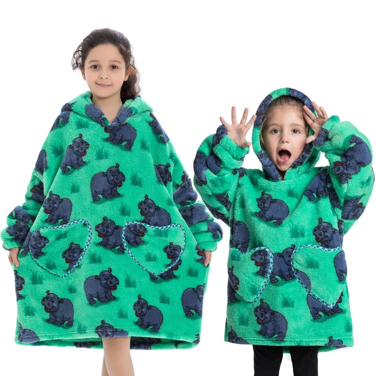 Hoodie blanket for online kids