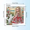 M&auml;dchen und Katze speziell geformte 5D-DIY-Teilbohrer-Diamanten-Punkte-Edelstein-Kunst-Kits f&uuml;r Erwachsene Anf&auml;nger-Wohnaccessoires Diamanten-Gem&auml;lde 