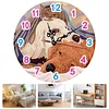 uk.everydayedeals (Limited Stock)DIY Diamond Painting Wooden Clock - Animal