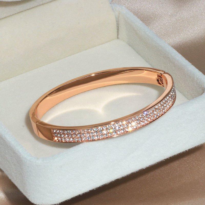 Elegant Classic Crystal Cuff Bangles Bracelet | Oxredo Shop Ramadan Sale