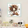 (Multi-Style) Indian Weird Girl-11CT Stamped Cross Stitch 40*40cm/15.75*15.75in tapestrymarket