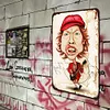 AC/DC - Panneaux en &eacute;tain m&eacute;tallique(20*30cm/30*40cm) - Musique