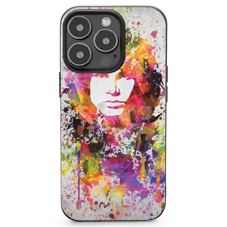 Jim Morrison Mobile Phone Case Shell For IPhone 13 and iPhone14 Pro Max and IPhone 15 Plus Case - Heather Prints Shirts