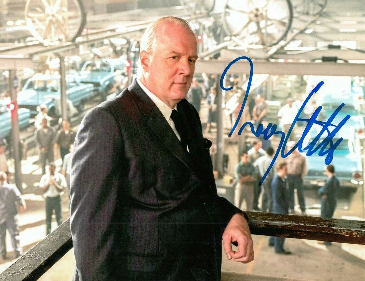 TRACY LETTS signed (FORD V FERRARI) Movie 8X10 Photo Poster painting *Henry Ford* auto W/COA #1