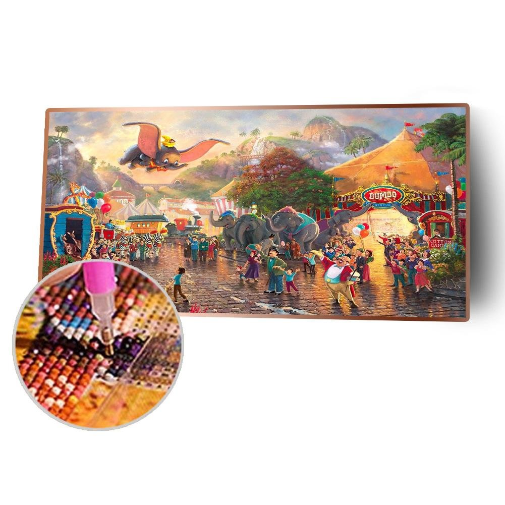 Full Round Diamond Painting Dumbo (80*40cm)