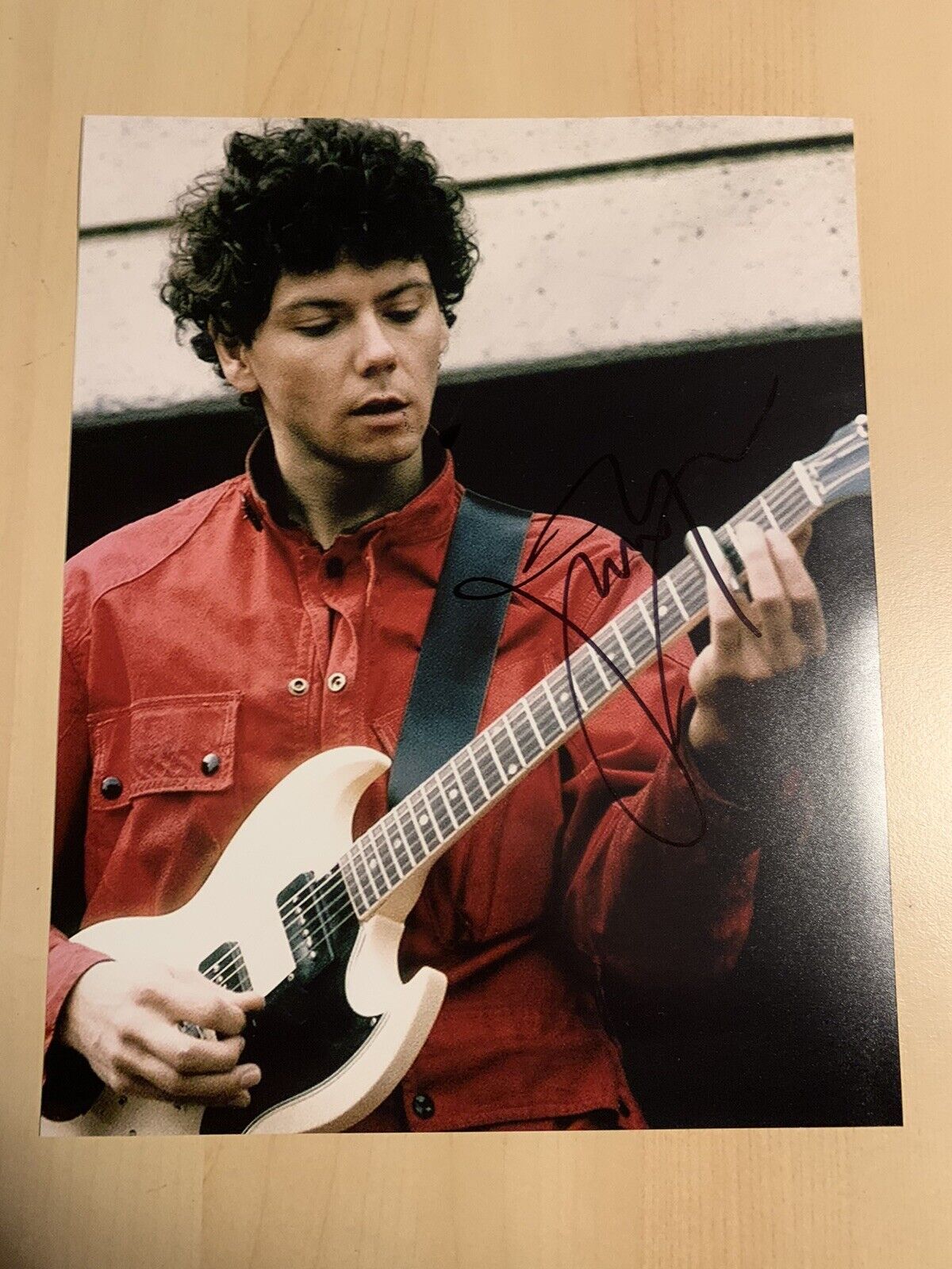 JERRY HARRISON SIGNED 8x10 Photo Poster painting AUTOGRAPHED TALKING HEADS GUITARIST RARE COA