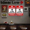 2PCS No Trespassing Warning 24 Hours Surveillance Violators Will Be Prosecuted - Vintage Metal Signs Set - 30*40cm - Warning