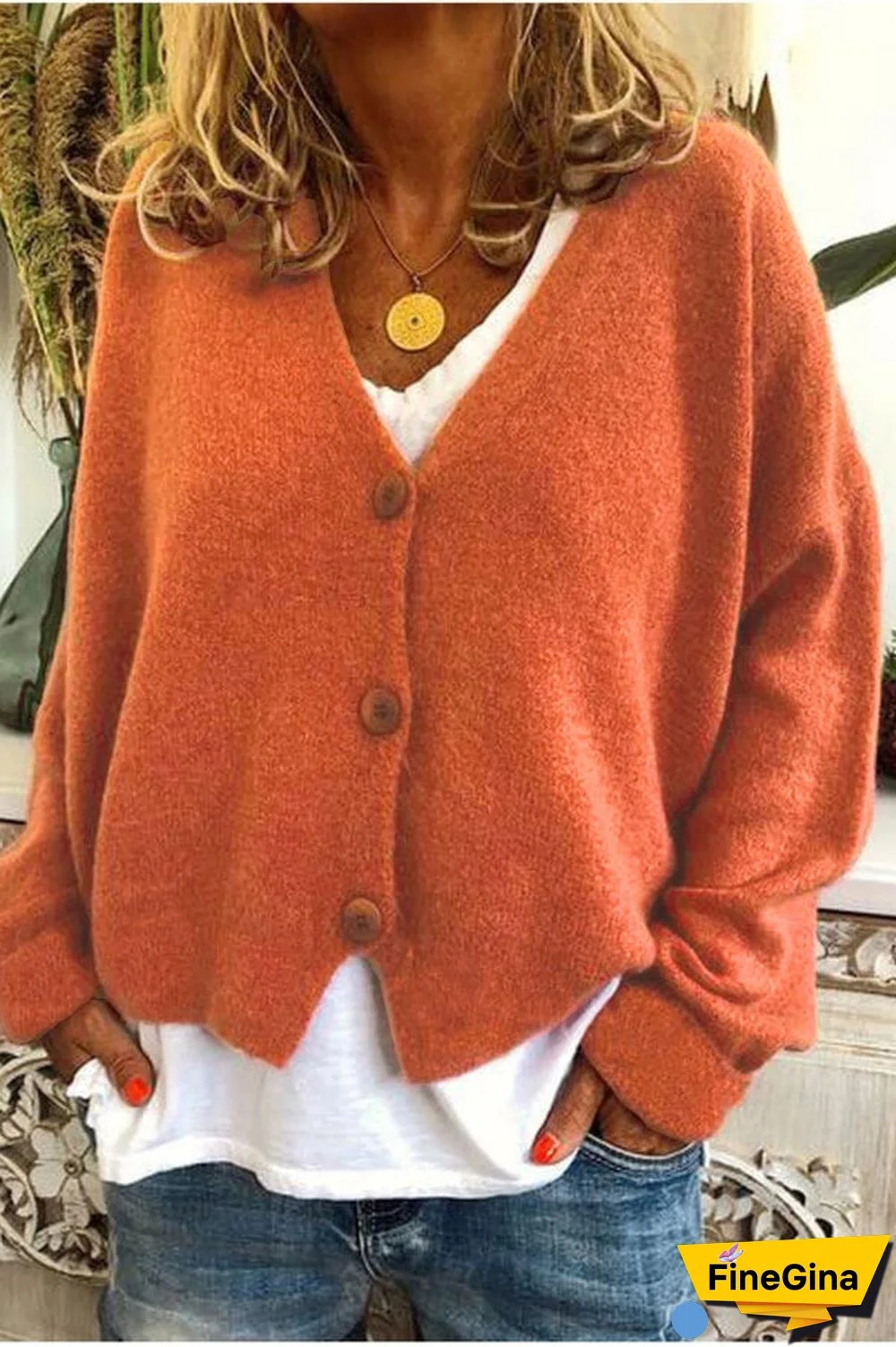 Casual Loose Knitted Cardigan