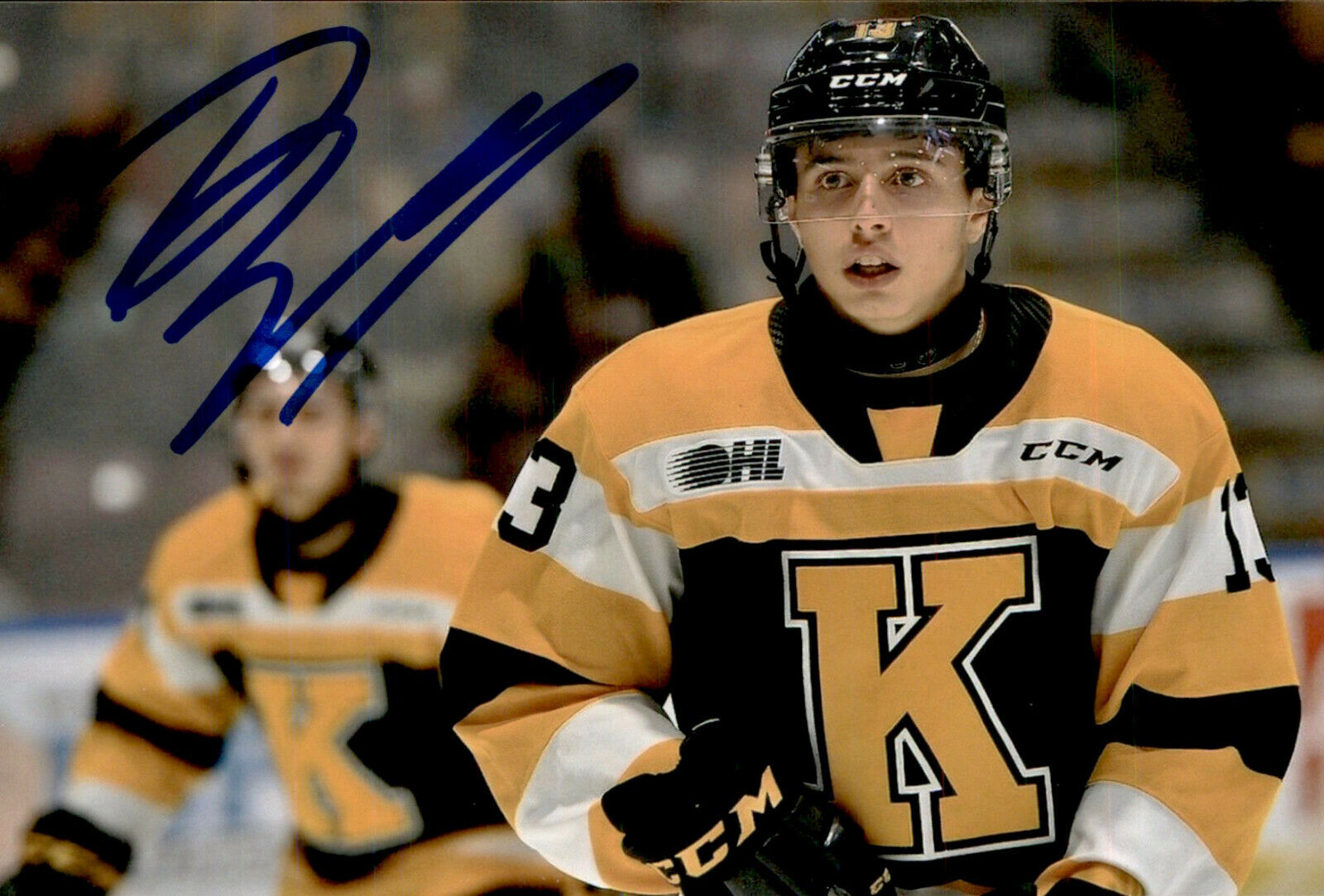 Francesco Arcuri SIGNED autographed 4x6 Photo Poster painting KINGSTON FRONTENACS DALLAS STARS 2