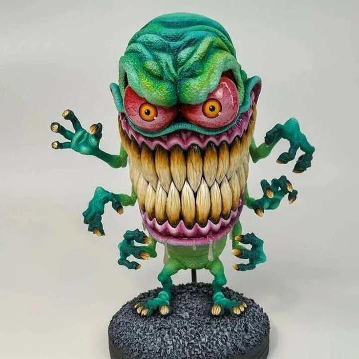 Angry Big Mouth Monster -Spooky Monster