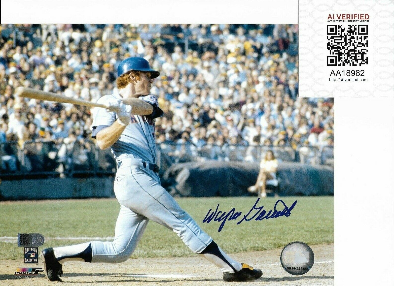 Wayne Garrett Signed 8x10 ~1969 Amazin' Mets~ Baseball Photo Poster painting AIV COA Autographed