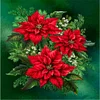 (5 Sizes)Christmas Poinsettia-Full Square Diamond Painting