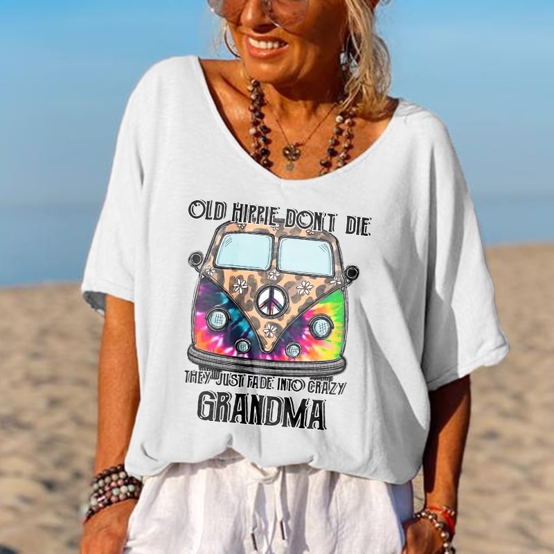 They Just Fade Into Crazy Grandma Graphic Tees