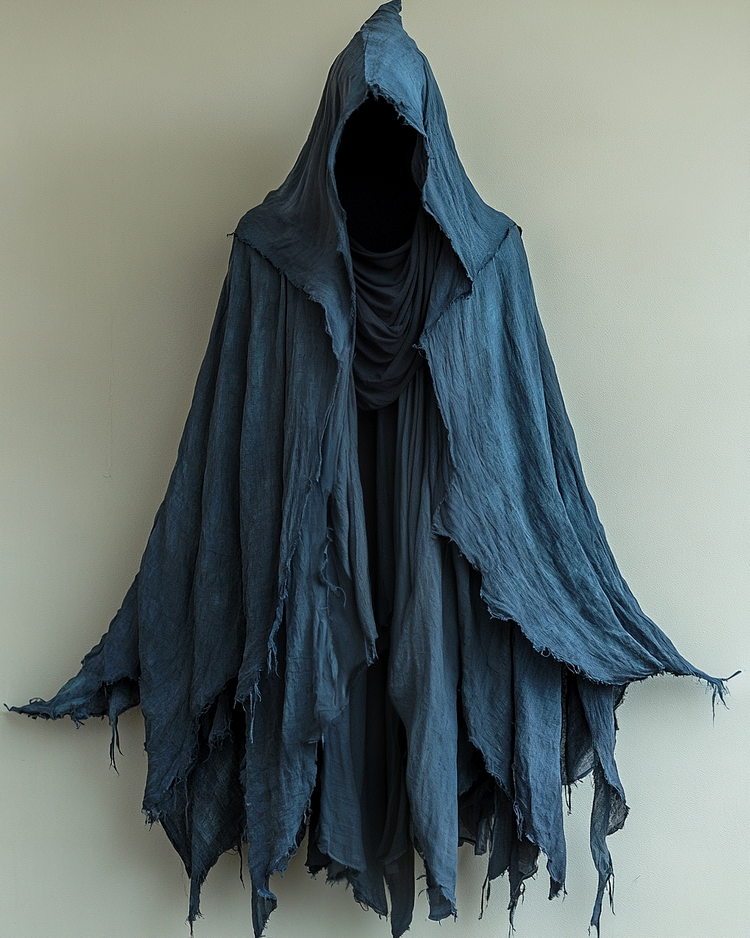 Solid color long wizard cape  35e2