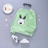 Kid Baby Boy Girl Cotton Long-sleeved T-shirt