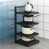 Heavy Duty Pan Organizer 4 Layer Pan Organizer Rack for Dutch Oven Cast-iron Pan