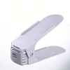 3PCS Shoe Rack Plastic One-Piece Household Double Shoe Support Storage Shoe Rack Shelf Shoe Storage Rack 