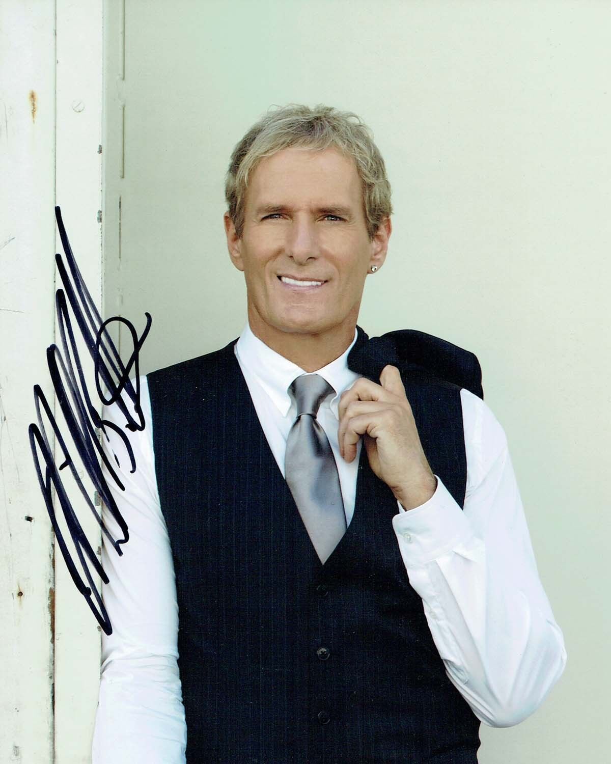 Michael BOLTON SIGNED Autograph 10x8 Photo Poster painting A AFTAL COA USA Singer Songwriter