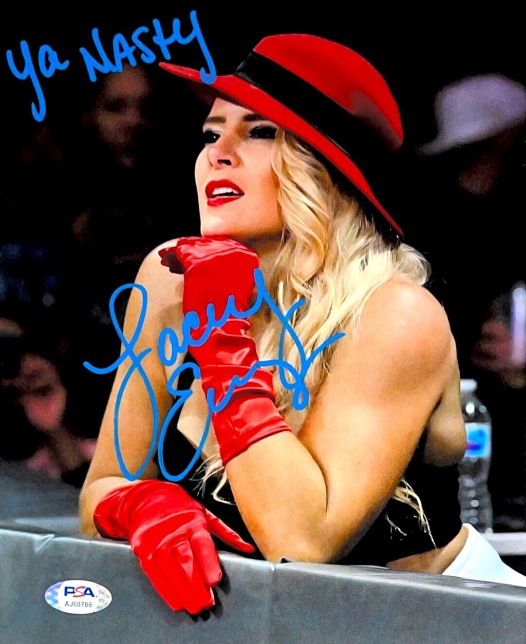 WWE LACEY EVANS HAND SIGNED AUTOGRAPHED 8X10 Photo Poster painting WITH PROOF & PSA DNA COA 8