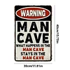 Warning - Metal Tin Signs(8*12Inch/12*16Inch) - Garage