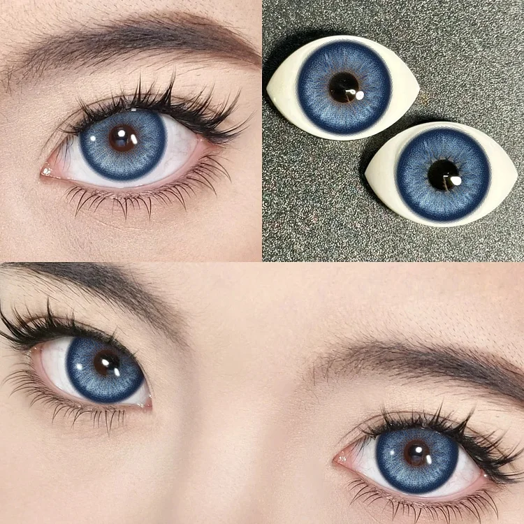 【PRESCRIPTION】 【1 DAY】 2 PCS | NAGINI Blue Daily Colored Contact Lenses
