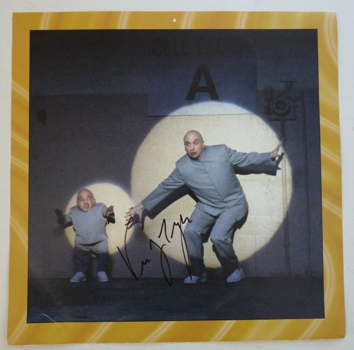 Verne Troyer Austin Powers Signed Calendar Photo Poster painting 12x12 PSA or BAS Guaranteed #2