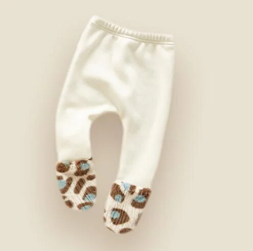 Winter Baby Girl Bodysuits 0-2Yrs Baby Plush Ears Baby Newborn Clothes Hooded Bodysuit Climbing Clothes Plush Thickened