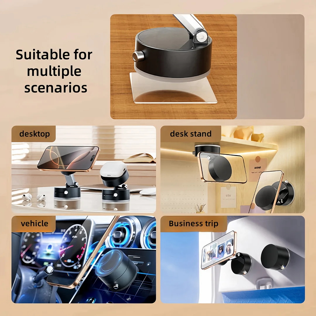 New creative vacuum magnetic car holder