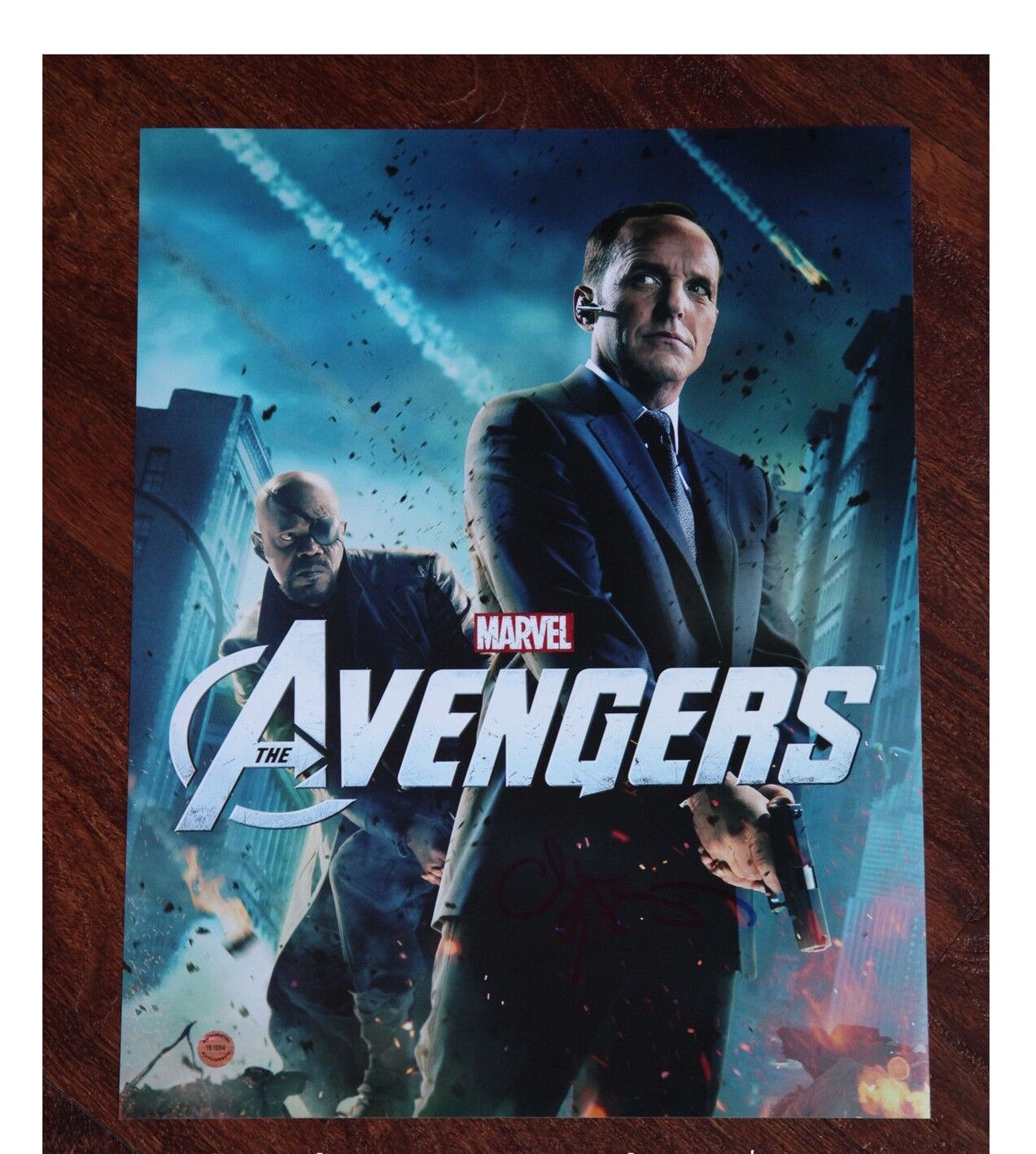 GFA The Avengers * CLARK GREGG * Signed 11x14 Photo Poster painting MH2 COA