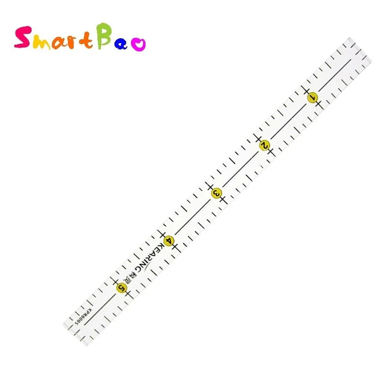 Acrylic Sewing Ruler Multifunctional Patchwork Inch Ruler KPR6005 DIY Handmade Ruler 6 *0.5