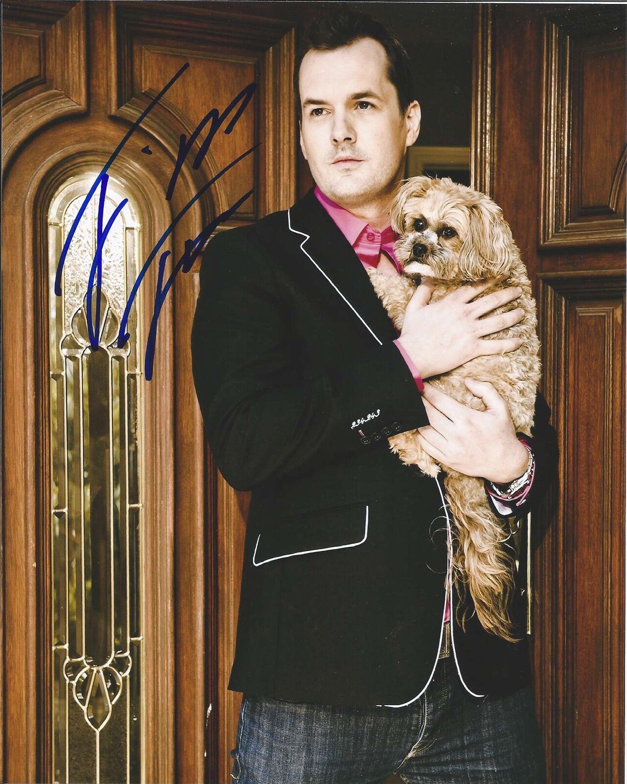 COMEDIAN JIM JEFFERIES SIGNED AUTHENTIC LEGIT STAND UP 8X10 Photo Poster painting B w/COA