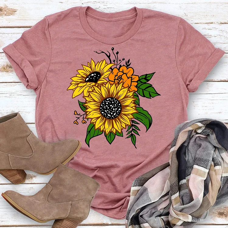 Sunflower Bouquet T-Shirt-06027