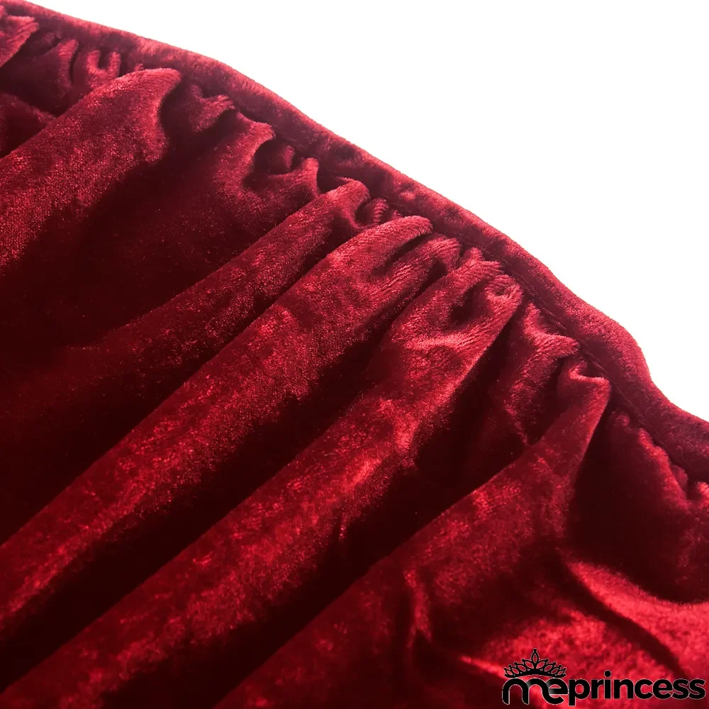 Sexy Velvet V Neck Long Sleeve Mini Dress