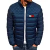 TOMMY HILFIGER&reg; Jaqueta masculina casual de inverno com gola recortada