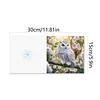 12pcs Diamond Painting Snowflake Greeting Card Set with Envelope Daily Wishing Cards for Birthdays Thanksgiving & Special Occasion