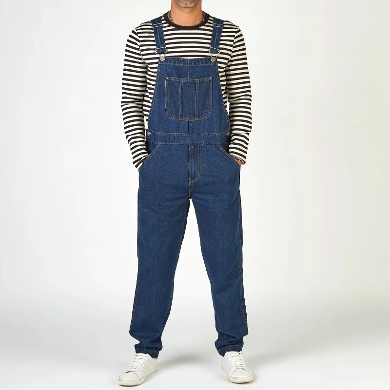 Fashionable Classic Wear-Resistant Five-Pocket Overalls