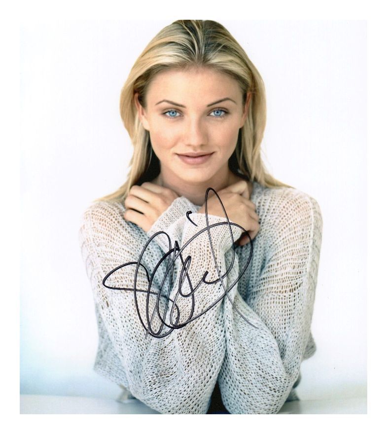 CAMERON DIAZ AUTOGRAPHED SIGNED A4 PP POSTER Photo Poster painting PRINT 6