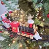 Electric Train Pendant On The Christmas Tree