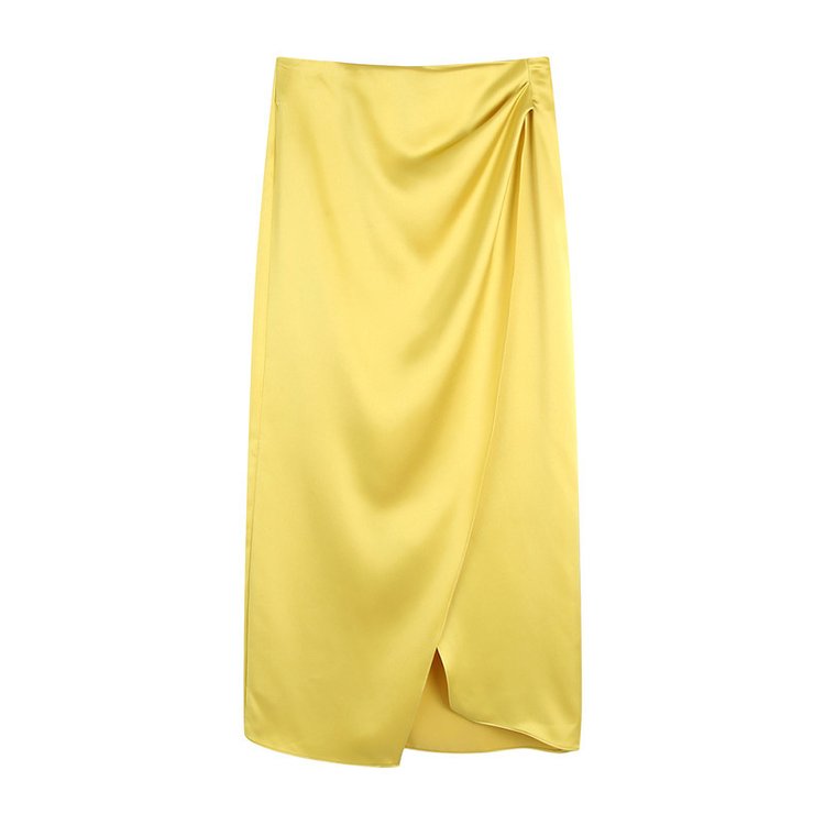 2025 New 3D Flowers Tulle Suspender Tube Top Yellow Two Piece Set