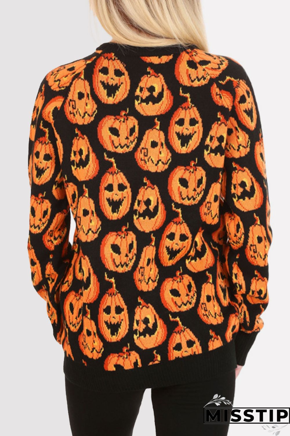 Black Casual Print Patchwork O Neck Tops