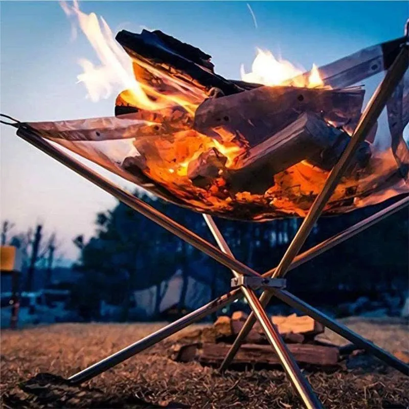 Bonefire Rack Outdoor Folding Bonfire Rack