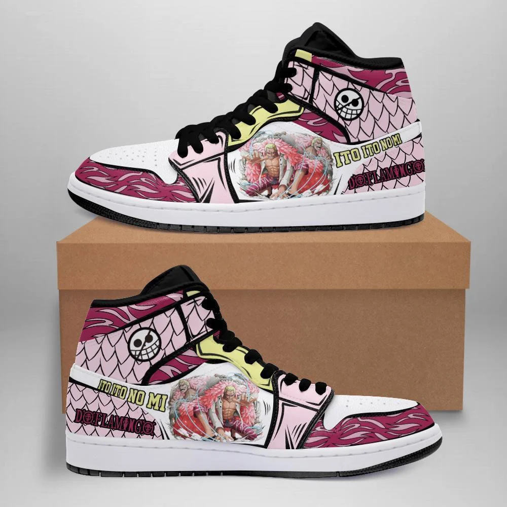 Donquixote Doflamingo Sneakers Custom Anime One Piece Shoes