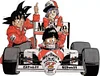 1/12 Scale Racer Son Gohan with F1 McLaren MP4-5B - Dragon Ball Resin Statue - LS Studios