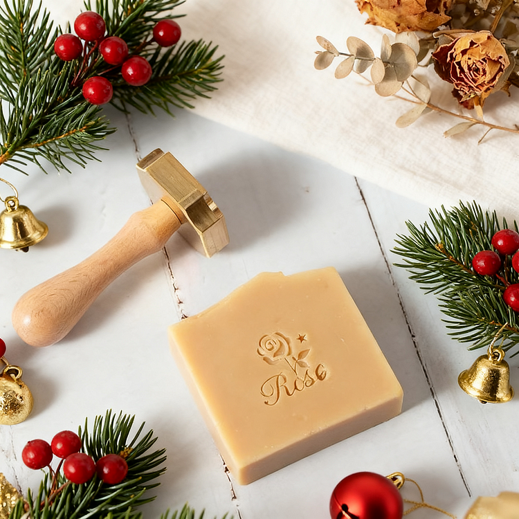 Custom Soap Stamp for Handmade Soap, Create Unique Logo Design, Personalized Gift for Soap Makers