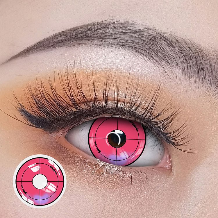 Freshlady Red Violet Crazy Contact lenses