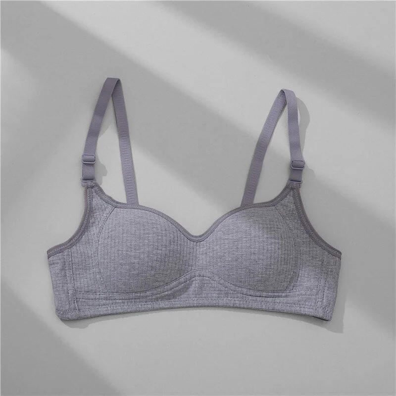 FINETOO Women Cotton Sexy Bra Underwear Wire Free Bralette Push Up Bra Brassiere Female Underwear Lingerie Fitness Intimate 2021