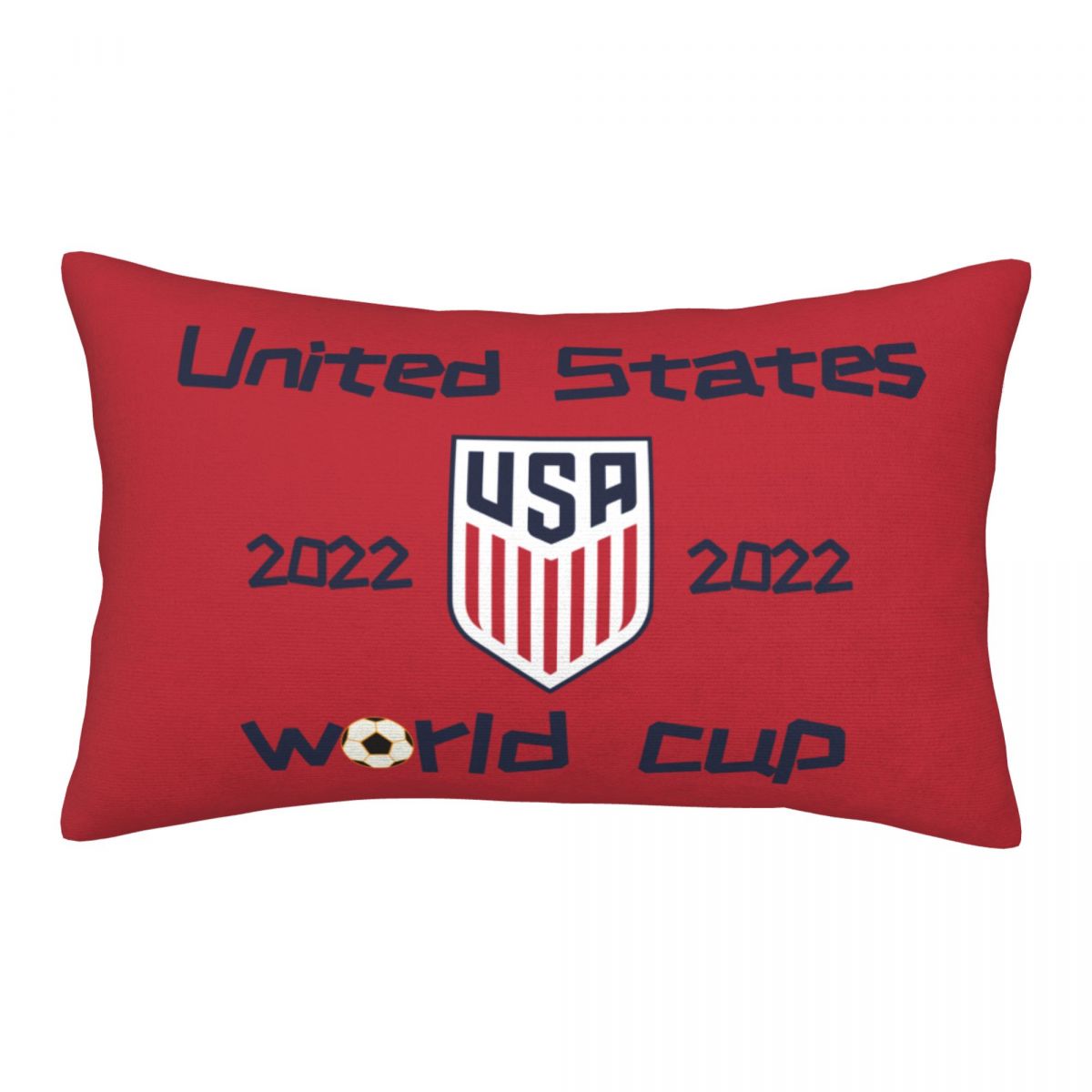 United States 2022 World Cup Team Logo Decorative Pillow Cases