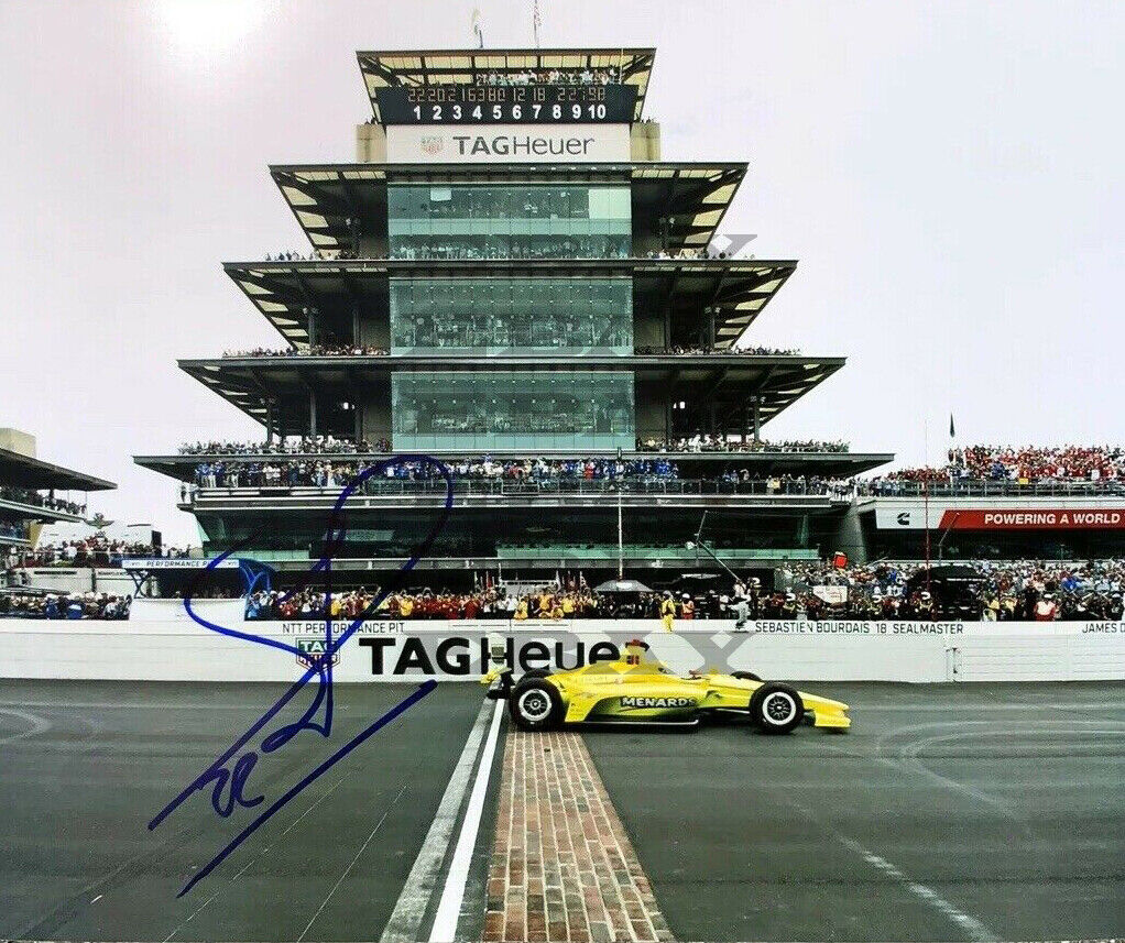 SIMON PAGENAUD INDIANAPOLIS 500 Signed 8x10 autographed Photo Poster painting Reprint