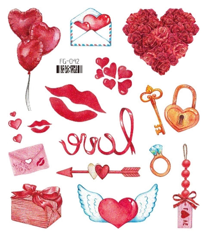 Lady Butterfly Pet Tattoos & Body Art 1 Piece